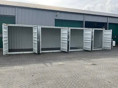 40-Fuß-HC-Versandcontainer mit seitlichen Öffnungen