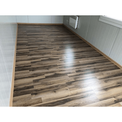 Bürocontainer 6 x 2,40 holzfarbe