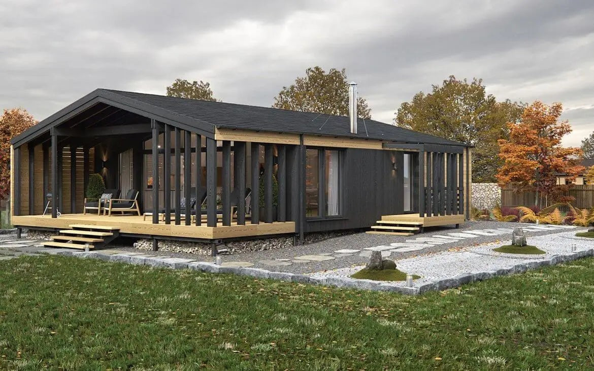 Fertighaus sofort verfügbar Chalet K-Home-M-80