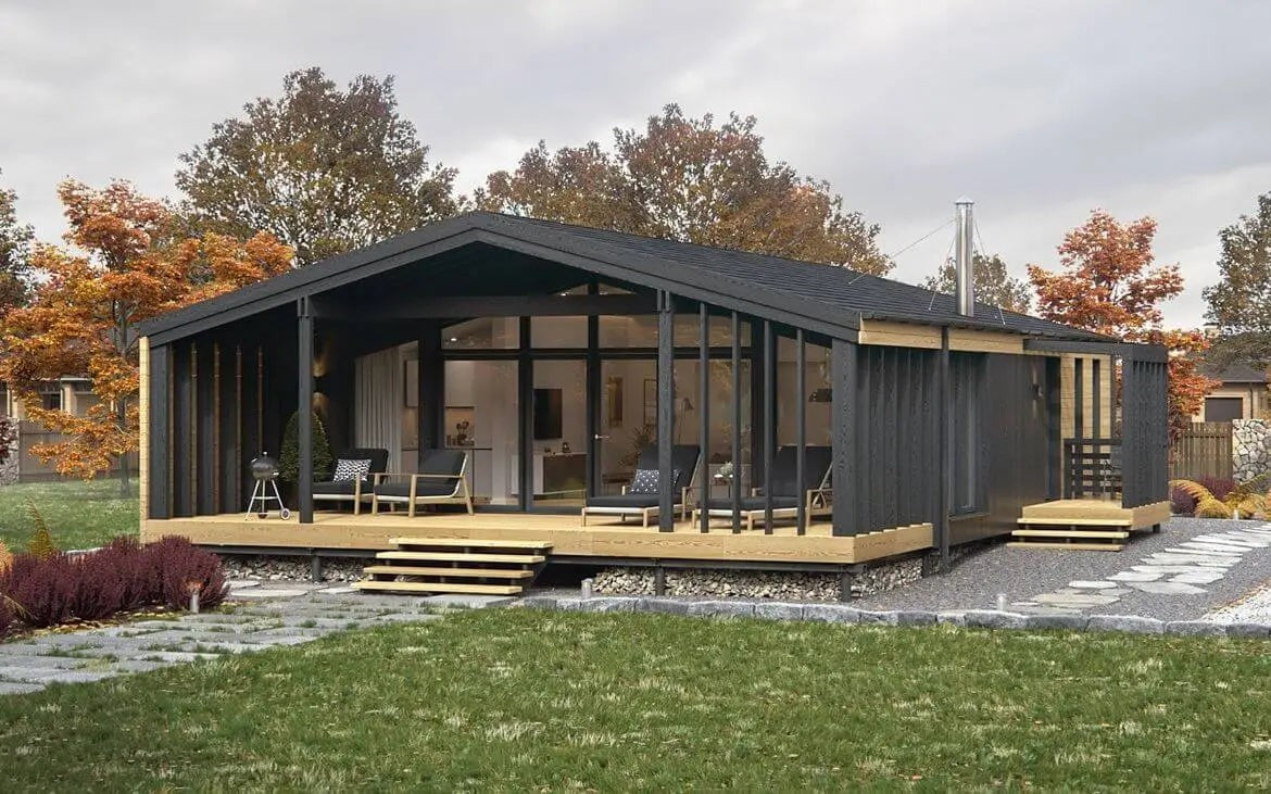 Fertighaus sofort verfügbar Chalet K-Home-M-80