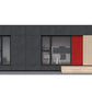 Modulares Haus EVO XS 12,19 m mal 2,3 m