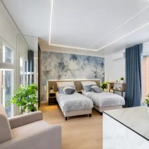 Mobiles Haus Pro mit zwei Schlafzimmern für 4 Betten 57m²