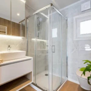 Mobiles Haus Pro mit zwei Schlafzimmern für 4 Betten 57m²