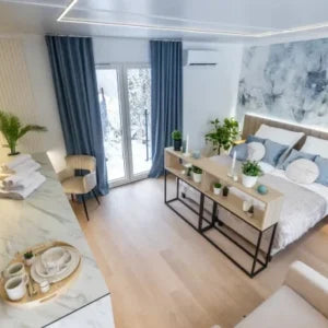 Mobiles Haus Pro mit zwei Schlafzimmern für 4 Betten 57m²