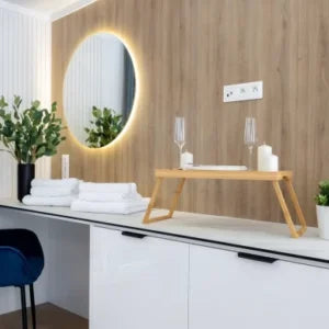 Mobiles Haus Pro mit zwei Schlafzimmern für 4 Betten 57m²