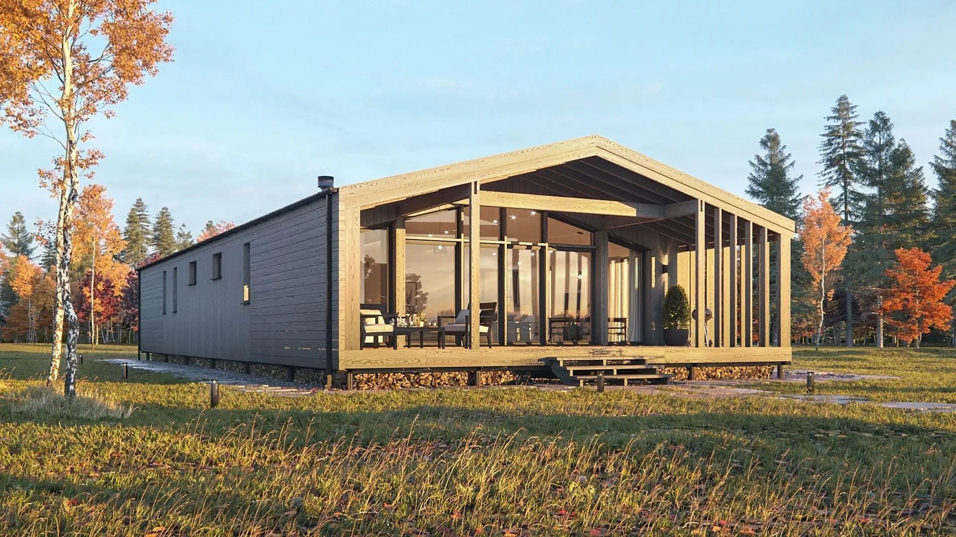 Vorgefertigtes Chalet K-Home-XL