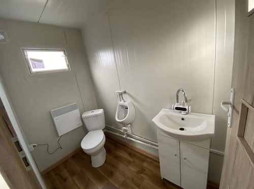 5×2,20 Schreibtischcontainer mit Toilette
