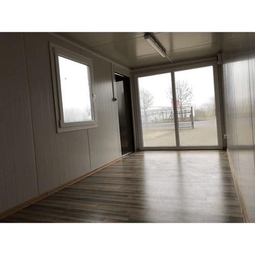 Bürocontainer 6 x 2,40 holzfarbe